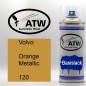 Preview: Volvo, Orange Metallic, 120: 400ml Sprühdose, von ATW Autoteile West.